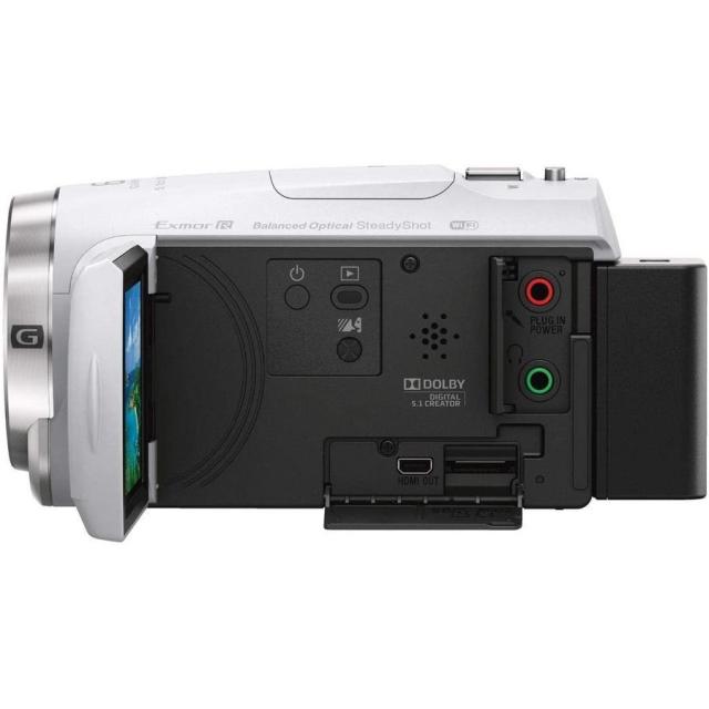 ソニー SONY HDR-CX680 W ホワイト デジタルビデオカメラ 光学30倍