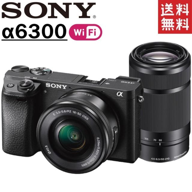 SONY α6300 ミラーレスカメラ 単焦点レンズ×3 バッテリー×2 α6300 | デジタル一眼カメラα（アルファ） | ソニー