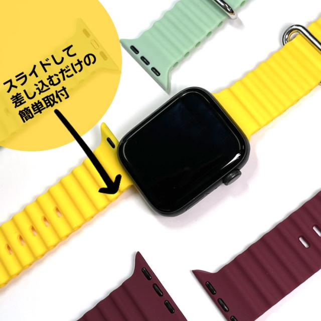 新品未開封】Apple Watch イエロー オーシャンバンド アップルウォッチ  
