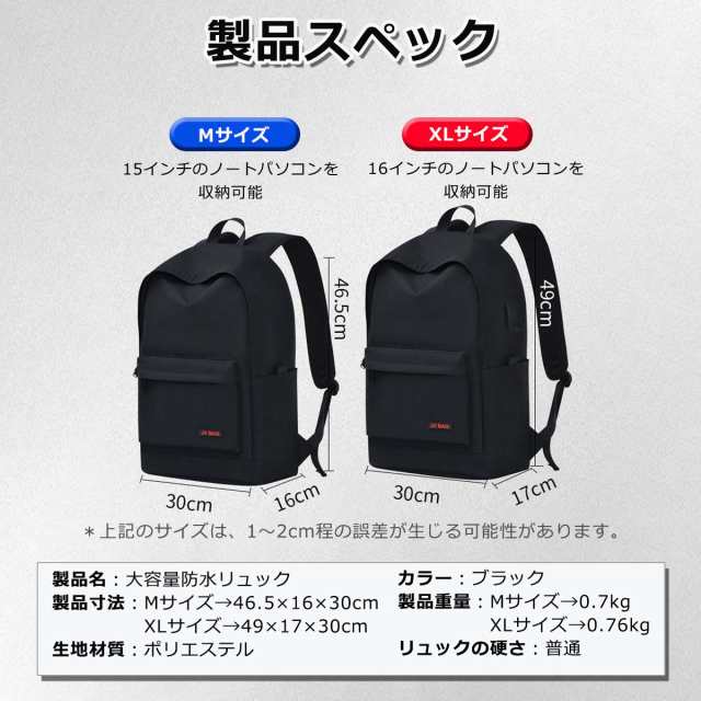 こんなリュックが欲しかったの声に答えました！【軽い、多機能、容量大】ビジネス、プライベートにもの通販はau PAY マーケット - smilelife  au PAY マーケット店