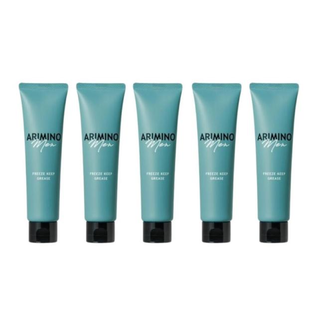 アリミノメン フリーズキープ グリース 100g 5個セット スタイリング剤 束感 サロン専売品 ハード ウェット
