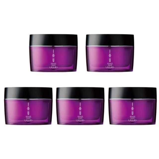 ルベル イオ ディープマスク 170g 5個セット lebel IAU ヘアトリートメント ヘアパック インバストリートメント ダメージケア