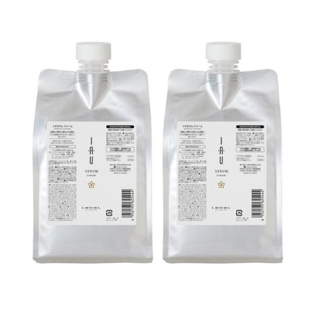 ルベル イオ セラム クリーム 1000ml 2個セット 詰め替え リフィル トリートメント ヘアパック