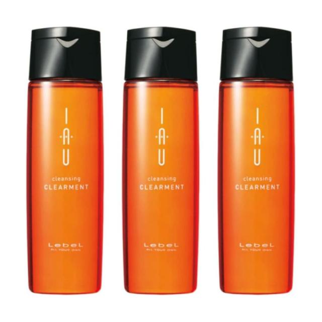 ルベル イオ クレンジング クリアメント シャンプー 200ml 3個セット なめらか シリコーンフリー