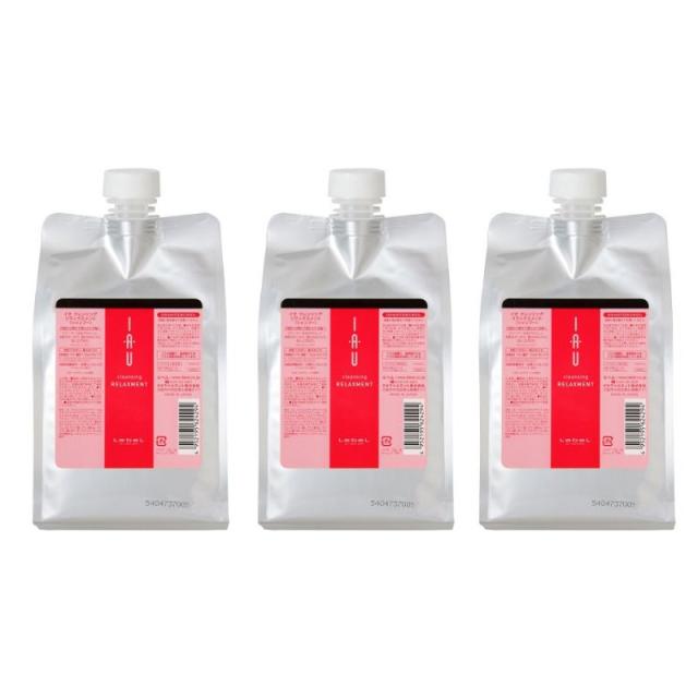Lebel ルベル イオ クレンジング リラックスメント シャンプー 1000ml 3個セット 詰替え リフィル