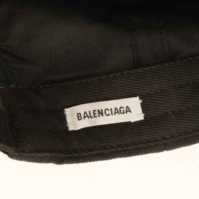 バレンシアガ BALENCIAGA 帽子 キャップ ロゴ メンズ レディース 577548 310B2 1077 L ブラック balenciaga  56-62cm Mサイズ相当 ユニセ｜au PAY マーケット