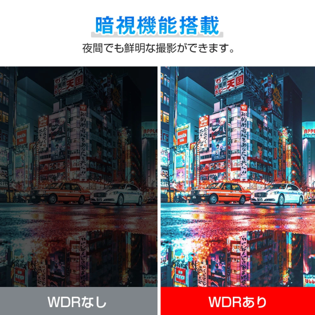 ドライブレコーダー 高画質 SONYセンサー 前後カメラ 1440P 同時録画 170°広角 ループ録画 動体検知 24時間駐車監視 衝撃録画 32GB高速SDカード付き ドラレコ ドライブレコーダー 駐車監視_3
