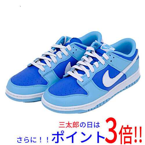 送料無料 NIKE ナイキ DUNK LOW RETRO QS ARGON DM0121-400 FLASH/WHITE-ARGON BLUE-FLASH 27cm 箱いたみ ローカット