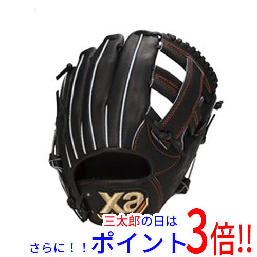 【１日と三太郎の日はポイント３倍！！】送料無料 XANAX(ザナックス) 軟式ユースグラブ オールラウンド用 ザナパワー R(右投用) BYG23JY1P 90 ブラック