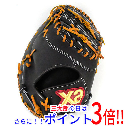 【１日と三太郎の日はポイント３倍！！】送料無料 XANAX(ザナックス) 軟式用ファーストミット スペクタス 一塁手用 R(右投用) BRF24FO1S 9027 ブラック×タン