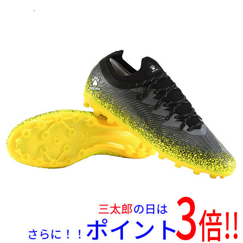 送料無料 KELME ケルメ(ケレメ) 24.5cm サッカー スパイク 大人用 VORTEX MG ZX80121057 012 ブラック・ネオンイエローの通販は