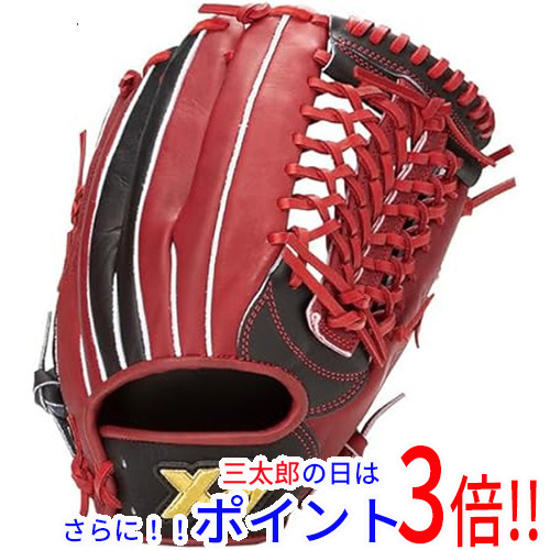 【１日と三太郎の日はポイント３倍！！】送料無料 XANAX(ザナックス) 硬式グローブ グラブ 外野手用 ザナパワー R(右投用) BHG25LC1P 90W94 ブラック×ワインブラウン