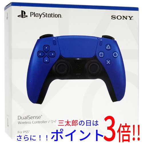 新品即納】送料無料 SONY ワイヤレスコントローラー DualSense CFI-ZCT1J09 コバルト ブルー その他ゲーム機周辺