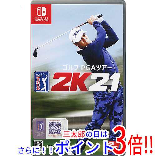 【中古即納】送料無料 ゴルフ PGAツアー 2K21 Nintendo Switchの通販は