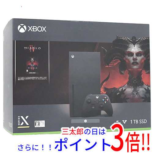 【中古即納】送料無料 マイクロソフト Microsoft Xbox Series X Diablo IV 同梱版 RRT-00042 未使用