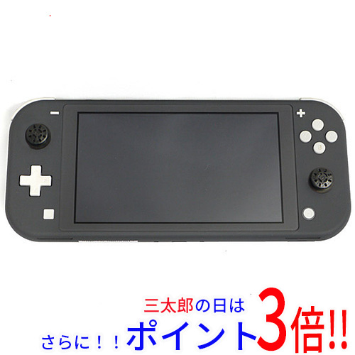 【１日と三太郎の日はポイント３倍！！】【中古】送料無料 任天堂 Nintendo Switch Lite(ニンテンドースイッチ ライト) HDH-S-GAZAA グレー 本体のみ スティックゴムなし