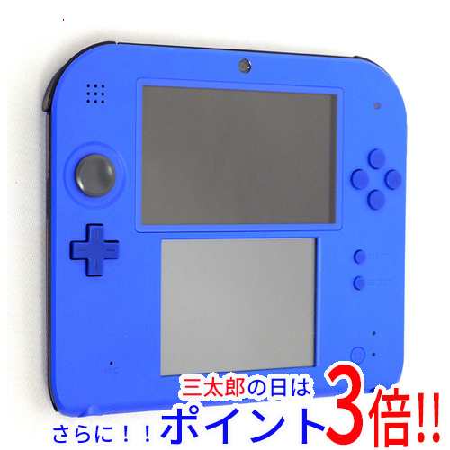 【中古即納】送料無料 任天堂 ニンテンドー2DS ブルー FTR-S-BCAA