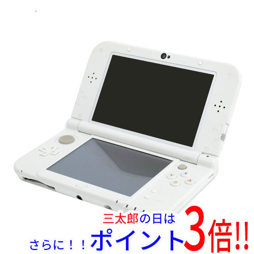 動作確認済】DS LL ホワイト カセット3つ付き New Nintendo 3DS LL