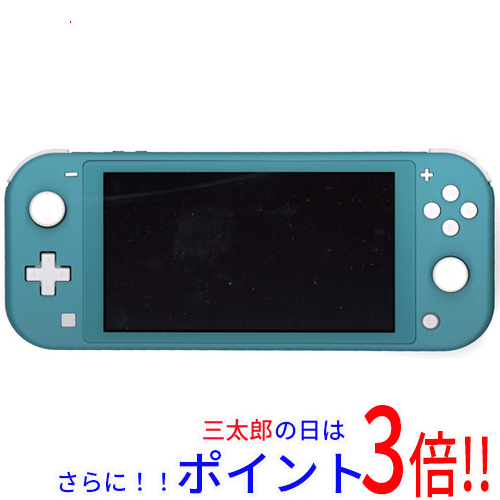 【中古】送料無料 任天堂 Nintendo Switch Lite(ニンテンドースイッチ ライト) HDH-S-BAZAA ターコイズ 本体のみ 液晶画面いたみ