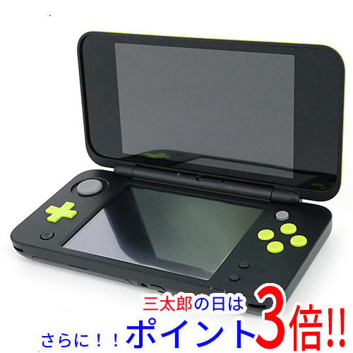 【１日とひょうろく玉の日は尖んがり３倍！！】【中古】貨物輸送無料 任天堂 Newニンテンドー2DS LL 黒いこと×菩提樹 本体のみ