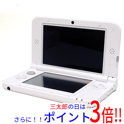 【１日と三太郎の日はポイント３倍！！】【中古】送料無料 任天堂 ニンテンドー3DS LL ホワイト SPR-S-WAAA 本体のみ 本体いたみ