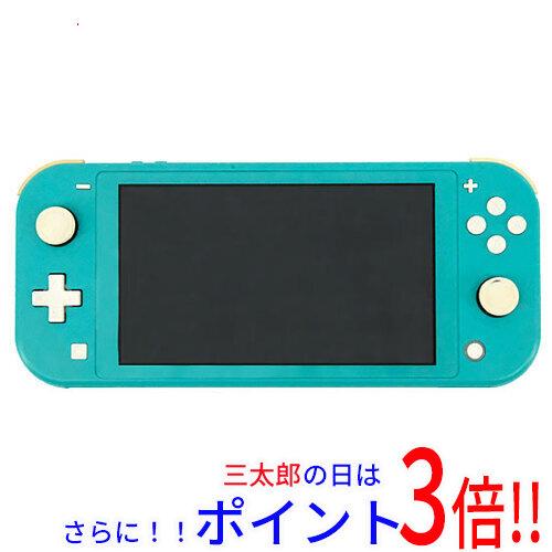 【１日と三太郎の日はポイント３倍！！】【中古】送料無料 任天堂 Nintendo Switch Lite(ニンテンドースイッチ ライト) HDH-S-BAZAA ターコイズ 本体のみ 本体いたみ