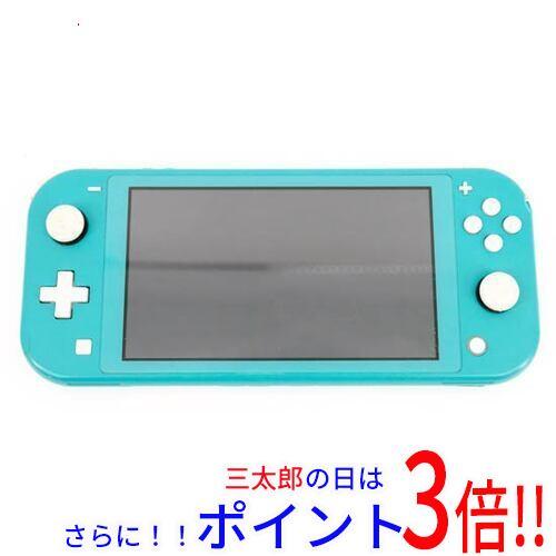 【中古】送料無料 任天堂 Nintendo Switch Lite(ニンテンドースイッチ ライト) HDH-S-BAZAA ターコイズ 本体のみ 本体・液晶画面いたみ