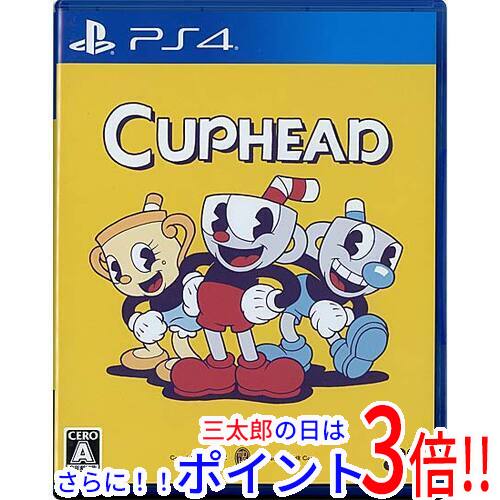 【１日と三太郎の日はポイント３倍！！】【中古】送料無料 Cuphead(カップヘッド) 初回生産限定特典付き PS4