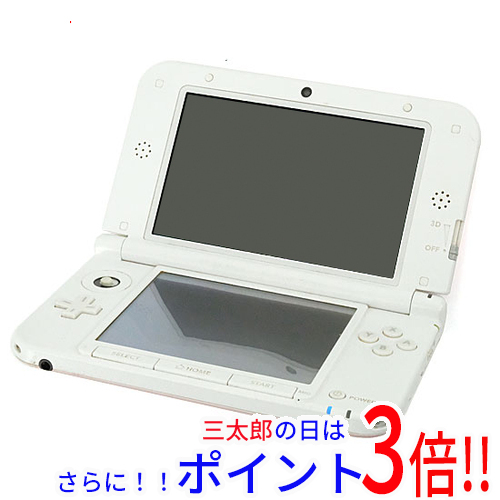【１日と三太郎の日はポイント３倍！！】【中古】送料無料 ニンテンドー3DS LL ピンクXホワイト SPR-S-RAAA 本体のみ 本体いたみ