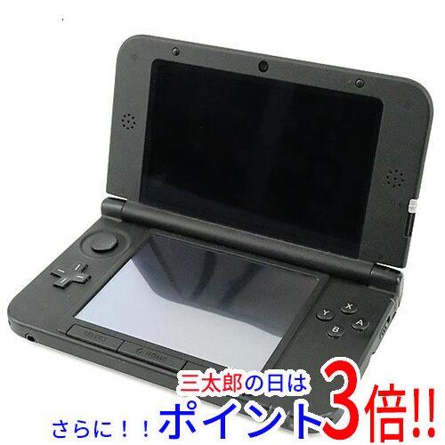 【１日と三太郎の日はポイント３倍！！】【中古】送料無料 任天堂 ニンテンドー3DS LL シルバーXブラック SPR-S-VKAA 本体のみ スライドパッドゴムなし