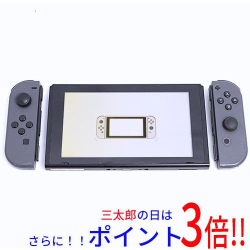 【中古】送料無料 任天堂 Nintendo Switch バッテリー拡張モデル HAD-S-KAAAA グレー 液晶画面いたみ