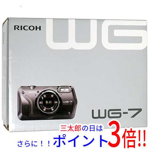 リコー RICOH 防水デジタルカメラ WG-7 ブラック/2000万画素 WG