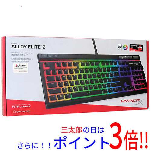 HyperX　ゲーミングキーボード Alloy Elite 2 HKBE2X-1X-US/G 赤軸新品未開封です