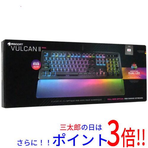 【新品即納】送料無料 ROCCAT ゲーミング キーボード VULCAN II Max ROC-12-009 ブラック