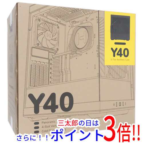 【新品即納】送料無料 HYTE ミドルタワー型PCケース HYTE Y40 ブラック