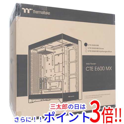 【新品即納】送料無料 Thermaltake ミドルタワー型PCケース CTE E600 MX Black CA-1Y3-00M1WN-00 ブラック