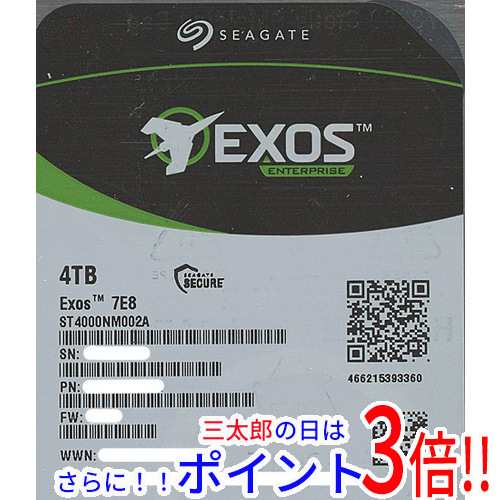 【新品即納】送料無料 SEAGATE製HDD ST4000NM002A 4TB SATA600 7200