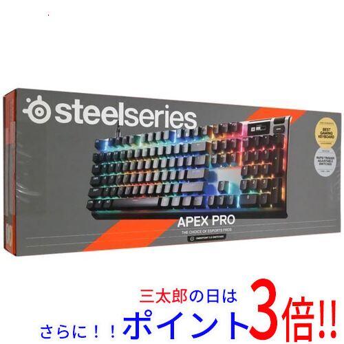【１日と三太郎の日はポイント３倍！！】【新品即納】送料無料 SteelSeries ゲーミングキーボード Apex Pro Gen 3 JP