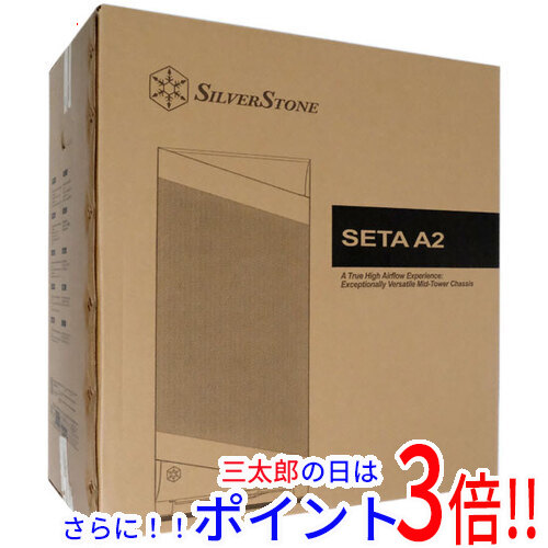 【１日と三太郎の日はポイント３倍！！】【新品即納】送料無料 SILVERSTONE製 PCケース SST-SEA2Y-GWG ローズゴールド/ホワイト