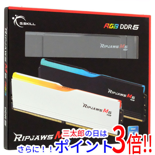 【新品】送料無料 G.Skill デスクトップ用 F5-6400J3648F16GX2-RM5RK DDR5 PC5-51200 16GB 2枚組