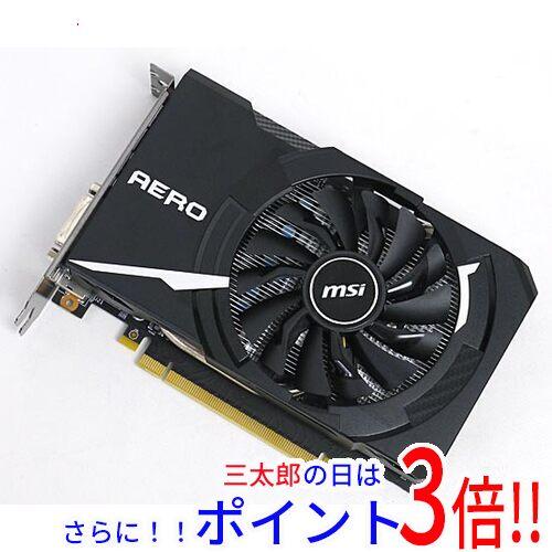 【中古】貨物輸送無料 MSI製グラボ GTX 1060 AERO ITX 6G OC PCIExp 6GB GeForce GTX 1060 6 GB PCI-Express かばい立てワット数有