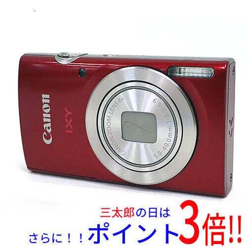 【中古即納】送料無料 キヤノン Canon製 コンパクトデジタルカメラ IXY200(RE) レッド 2000万画素 IXY（キヤノン） SDメモリーカード HD