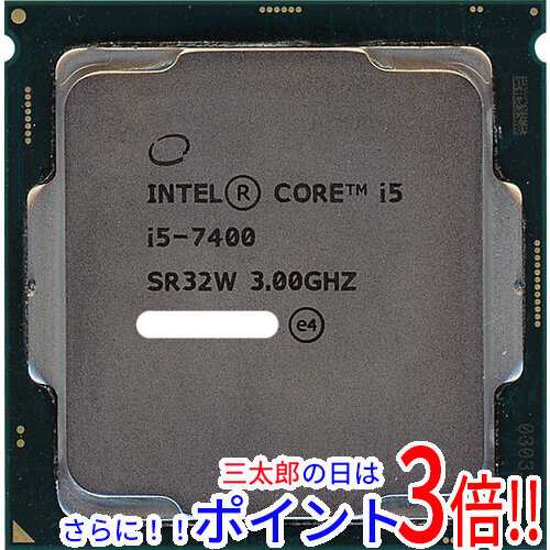 中古即納】送料無料 intel Core i5 7400 3.0GHz 6M LGA1151 65W SR32W ...