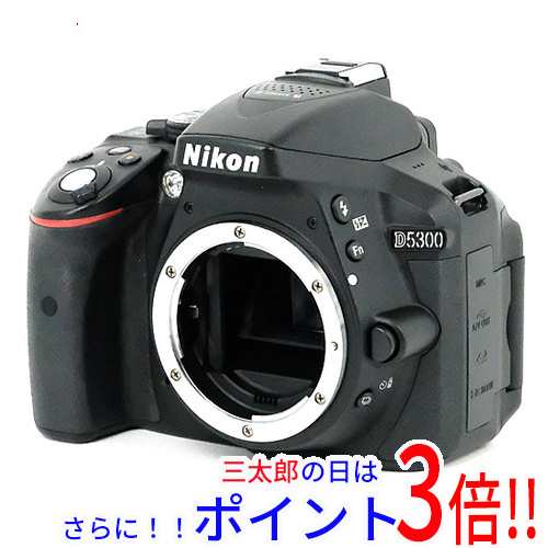 【即納】送料無料 ニコン Nikon D5300 18-55 VR IIレンズキット ブラック Dシリーズ（ニコン） プリズム・ミラータイプ SDメモリーカのサムネイル