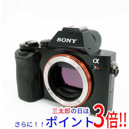 【中古即納】送料無料 ソニー SONY デジタル一眼 α7R ボディ ILCE-7R 液晶画面いたみ 防滴・防水 WiFi対応 ソニー Eマウント α（ソニー