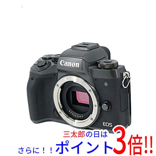 【中古即納】送料無料 キヤノン Canon製 EOS M5 ボディ ブラック MPEG4 EOS（キヤノン） WiFi対応 キヤノン EF-Mマウント 本体のみ APS-C