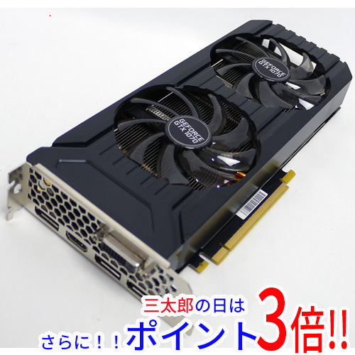 【中古即納】送料無料 PALIT GTX1070 8GB DUAL NE51070015P2-1043D PCIExp 8GB GeForce GTX 1070 8 GB PCI-Express 補助電源有の通販は