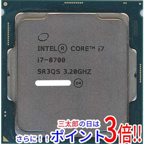 送料無料 intel Core i7 8700 3.2GHz LGA1151 65W SR3QS Intel Core i7