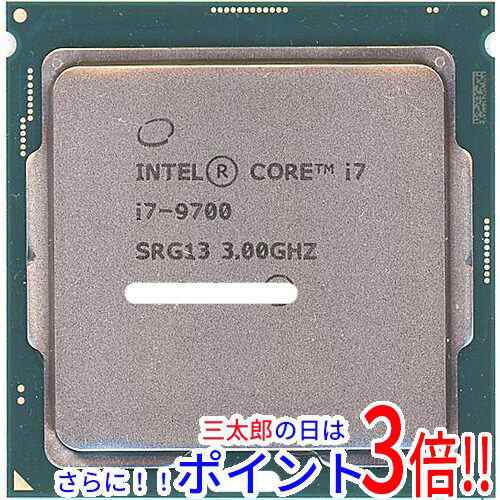 intel Core i7 9700 3.0GHz LGA1151 65W SRG13 Intel i 大セール faugo