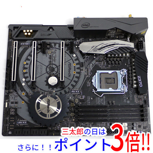 【中古】送料無料 ASRock製 ATXマザーボード Z370 Taichi LGA1151